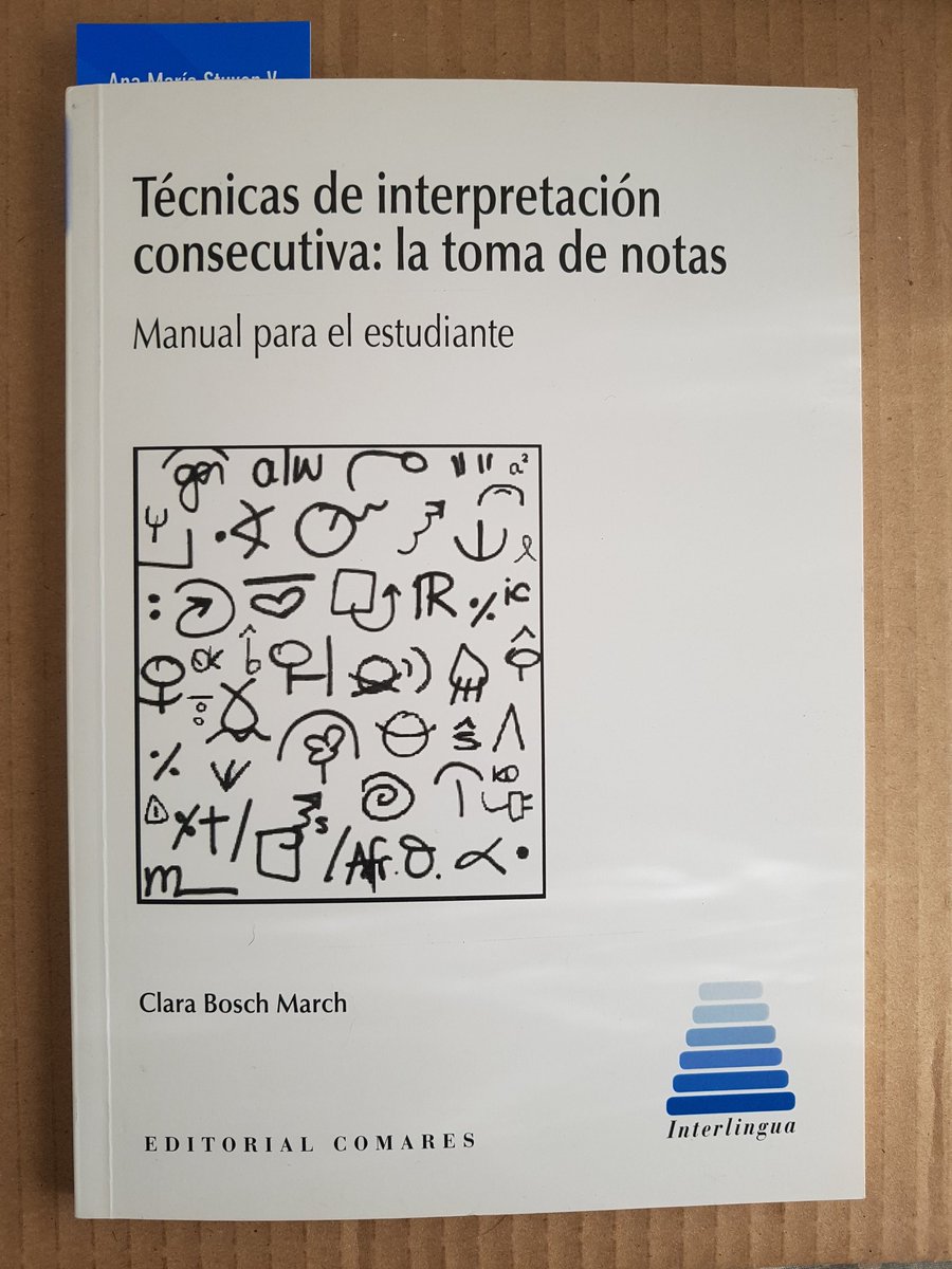 El nuevo desafío es mejorar mi toma de notas. ☺💖 #InterpreterLife #TraduTwitter.