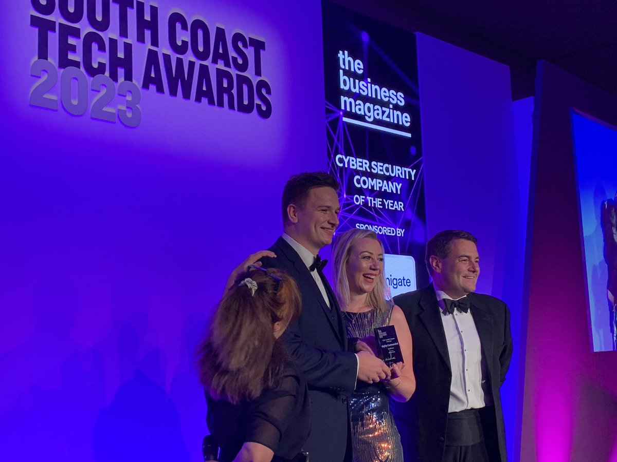 @TheBusinessMag (@thebusinessmag) on Twitter photo Highly Commended for our first award of the night Cyber Security Company of the Year sponsored by <a href="/InfinigateCloud/">Infinigate Cloud</a> is <a href="/CloudTech24/">CloudTech24</a> - many congratulations 🌟🌟 #SCTA23 #Awards #SouthCoast #Award #Event Highly Commended for our first award of the night Cyber Security Company of the Year sponsored by <a href="/InfinigateCloud/">Infinigate Cloud</a> is <a href="/CloudTech24/">CloudTech24</a> - many congratulations 🌟🌟 #SCTA23 #Awards #SouthCoast #Award #Event