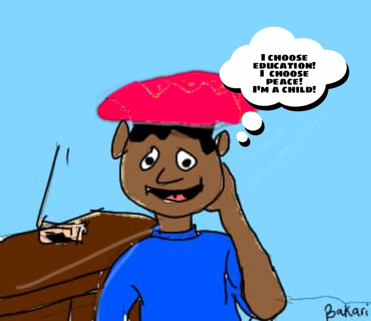 Bakari98's tweet photo. Regardless of the #crime, a child should be seen as a #child and given the opportunity to strive for a better future through #education and #peace because they are children.
#STRIVEJuvenile #EndVAC #YPC #nextgen4peace #peacebuilderchallange #SEETHECHILD #EU https://t.co/N961fezxjF