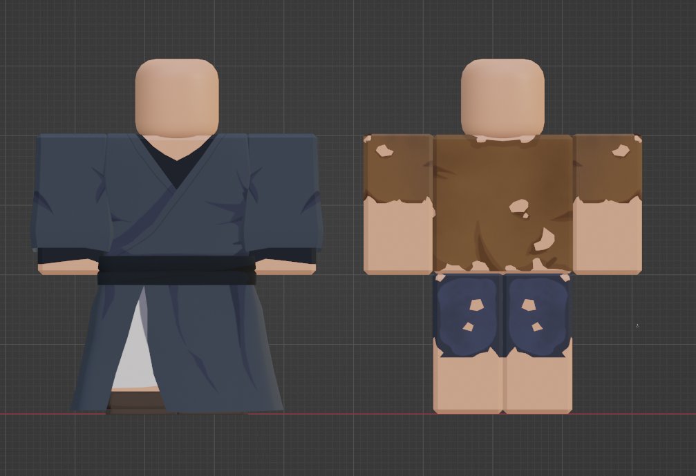 Was making clothes for someone but they arent responding anymore smh if anyone wants them its 20k rbx, hmu if you want some made I am gonna work on improving the quality of the base models #RobloxDev #RobloxDevs #Roblox #RobloxModels