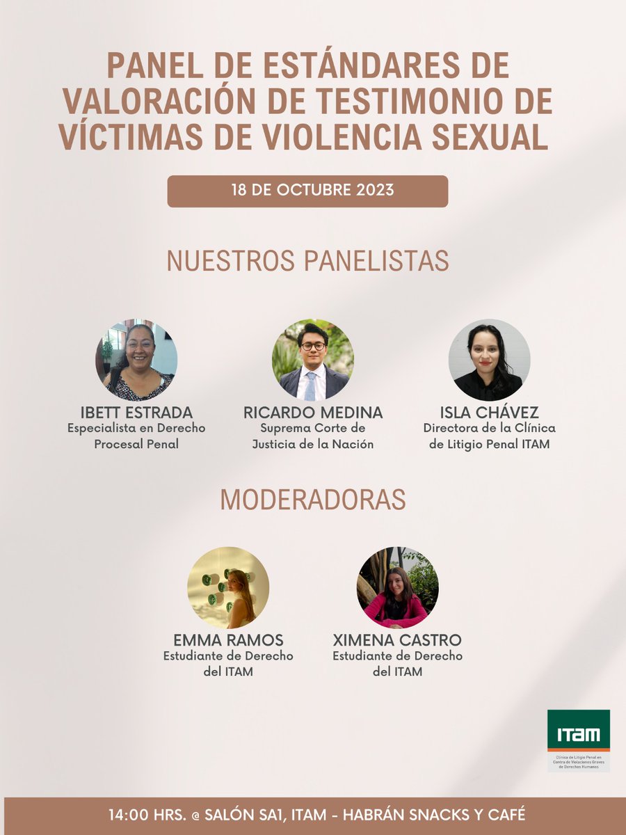 Después de casi un año en donde promovimos un amparo directo en contra de una incorrecta valoración del testimonio de una víctima de trata y explotación sexual hoy un Tribunal Colegiado nos dió la razón. En nuestro evento del miércoles les contaré todos los detalles @CPenalITAM