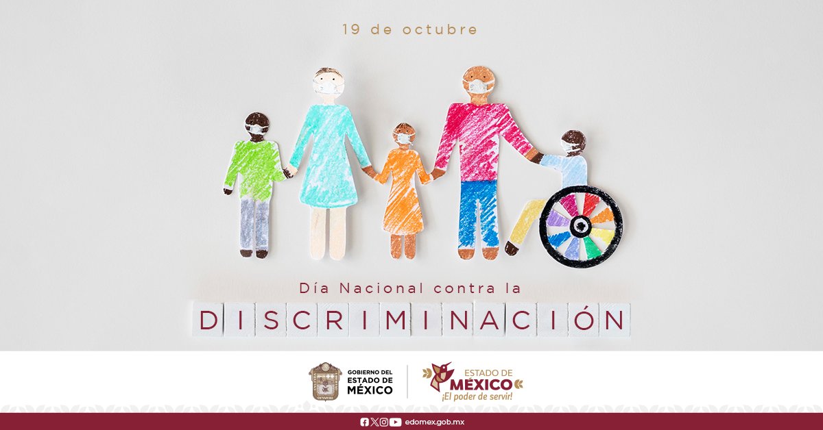#DíaNacionalContraLaDiscriminación | Nuestra Constitución Política reconoce el principio de igualdad y el derecho a la no discriminación.
Trabajando juntos podemos eliminar actitudes y prácticas que perjudiquen el ejercicio de los derechos y libertades.

#ElPoderDeServir