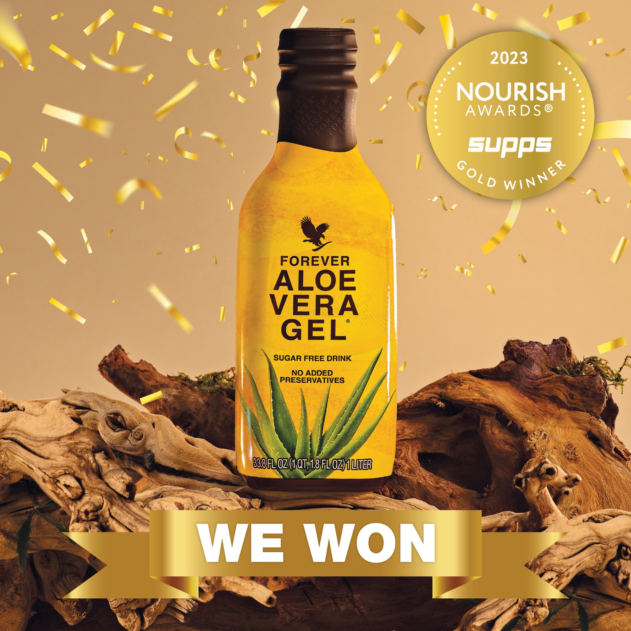 Forever Living Products International on X: We're proud to announce that  our flagship product – Forever Aloe Vera Gel – received Gold in the  Functional Food and Beverage Category at the Nourish