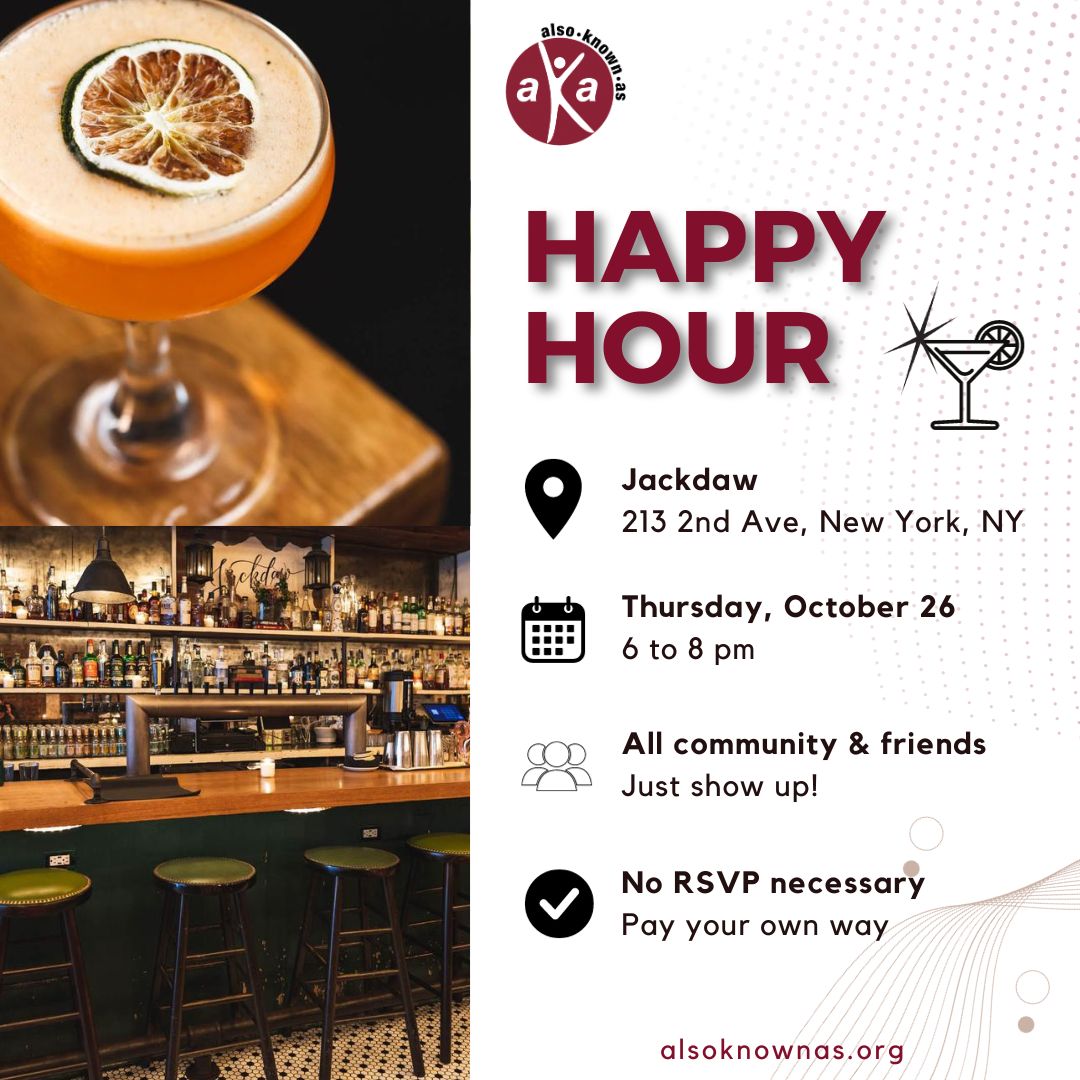 We're sneaking in another opportunity to come together with friends old and new: Grab your favorite fall beverage with us on 10/26 at Jackdaw!