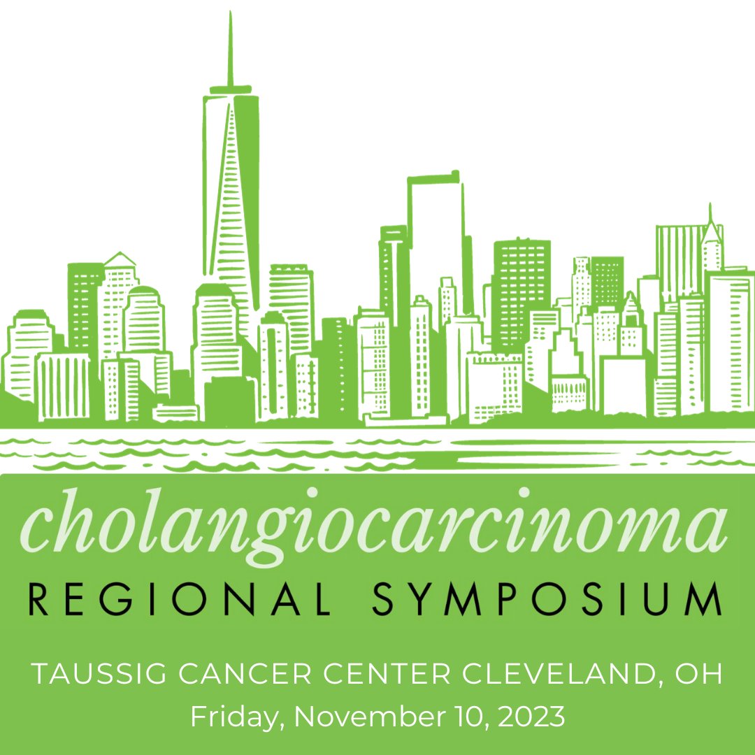 📣Join us for the 2023 Cleveland Regional Symposium on Nov 10 , 2023 at Taussig Cancer Center. Learn about cholangiocarcinoma from Cleveland Clinic experts. Special guest: Dr. @JavleMilind from @MDAndersonNews. Register for this educational event at cholangiocarcinoma.org/cleveland-2023/.