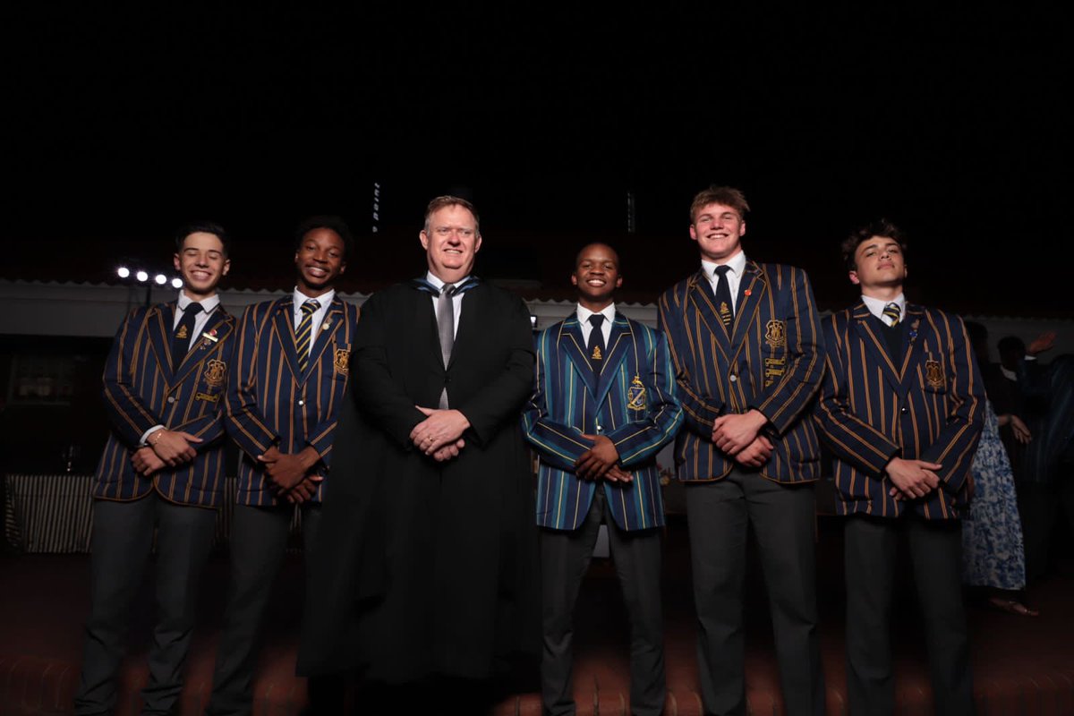 We are immensely proud to present our Matric Student Leaders for 2024

MATRIC EXECUTIVE 
Head of School: Fhatuwani Mudau
Deputy Heads of School: Jack Brady and Simphiwe Zindela 
Head of Ethos and Spirit: Tomé dos Santos
Head of Boarding: Rory Van Rensburg 
#proudlyMarist