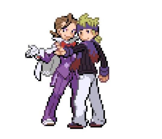 anyway sorry for the previous vent here's eusine's and morty's hgss sprites mashed together