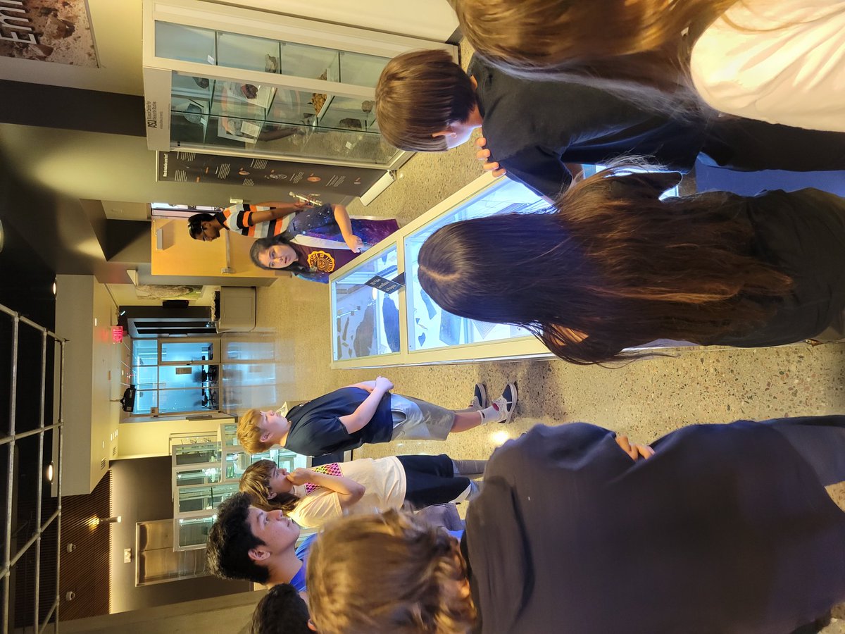 BesdGifted's tweet photo. @MomentBulb @JasinskiJaguars Learning Unlimited 8th graders explored @SESEASU meteorites and the 3-D theater. #gifted #buckeygifted https://t.co/fLrcMbpmjg