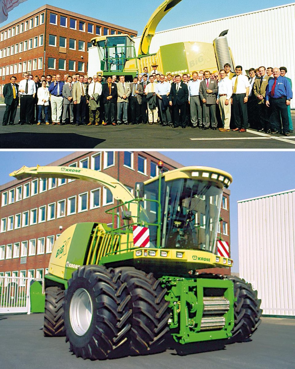 KroneFrance's tweet photo. #throwbackthursday 🔙
ℹ️ Le prototype du BiG X a été construit en 1999 et dévoilé début 2000. La fabrication en série a suivi le 20 mai 2000 et la BiG X est aujourd’hui plus que jamais au cœur de la gamme du spécialiste de la récolte Krone👑
#TeamBiGX #bigx #krone #agriculture https://t.co/Sp0qEA9cfV