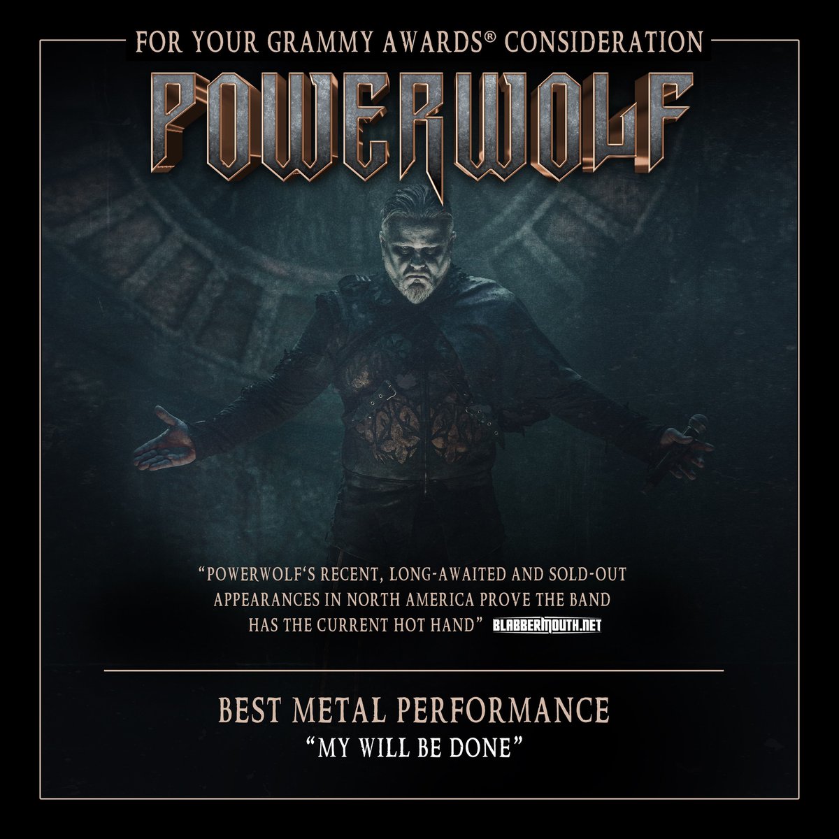 powerwolfband's tweet image. Would you like to see Powerwolf at the Grammy Awards? #powerwolf #grammy #heavymetal
