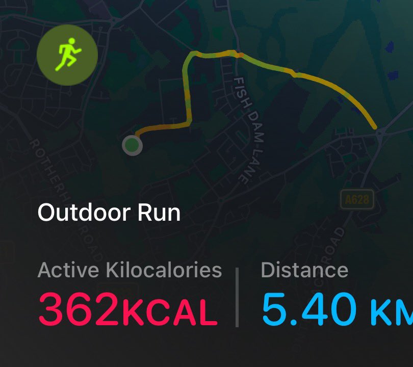 HannahKateG_'s tweet photo. First 5km in over a year I’d say… so I’ll take 31 mins this evening 🥳 #running #cardio https://t.co/5OLlahZvRK