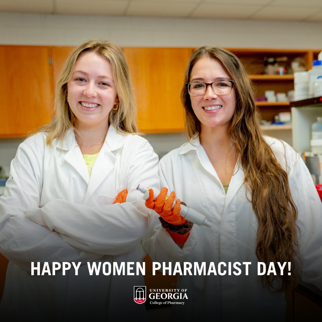 Happy Women Pharmacist Day to our current and future female healthcare leaders shaping the pharmacy profession! #HBTRxD#PharmDawgProud