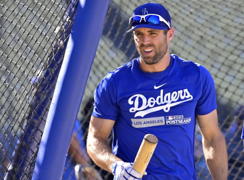 Dodger Blue on X: Chris Taylor addressed the #Dodgers recent postseason  struggles.   / X