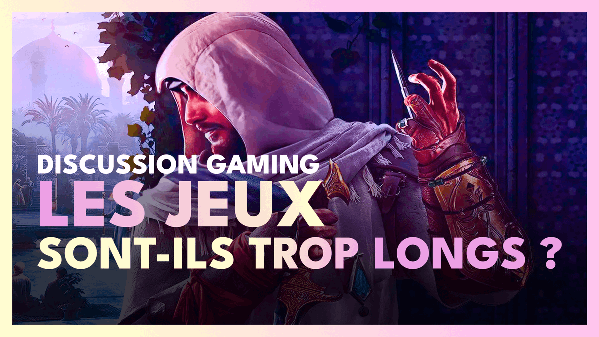 DiscussionGami2's tweet photo. Nouvelle épisode sur YouTube ! 

Les jeux sont-ils devenus TROP LONGS ? 

https://t.co/MReFCGZ1co
#AssassinsCreedMirage  #Fortnite  #GenshinImpact https://t.co/jtyn8GqyfQ