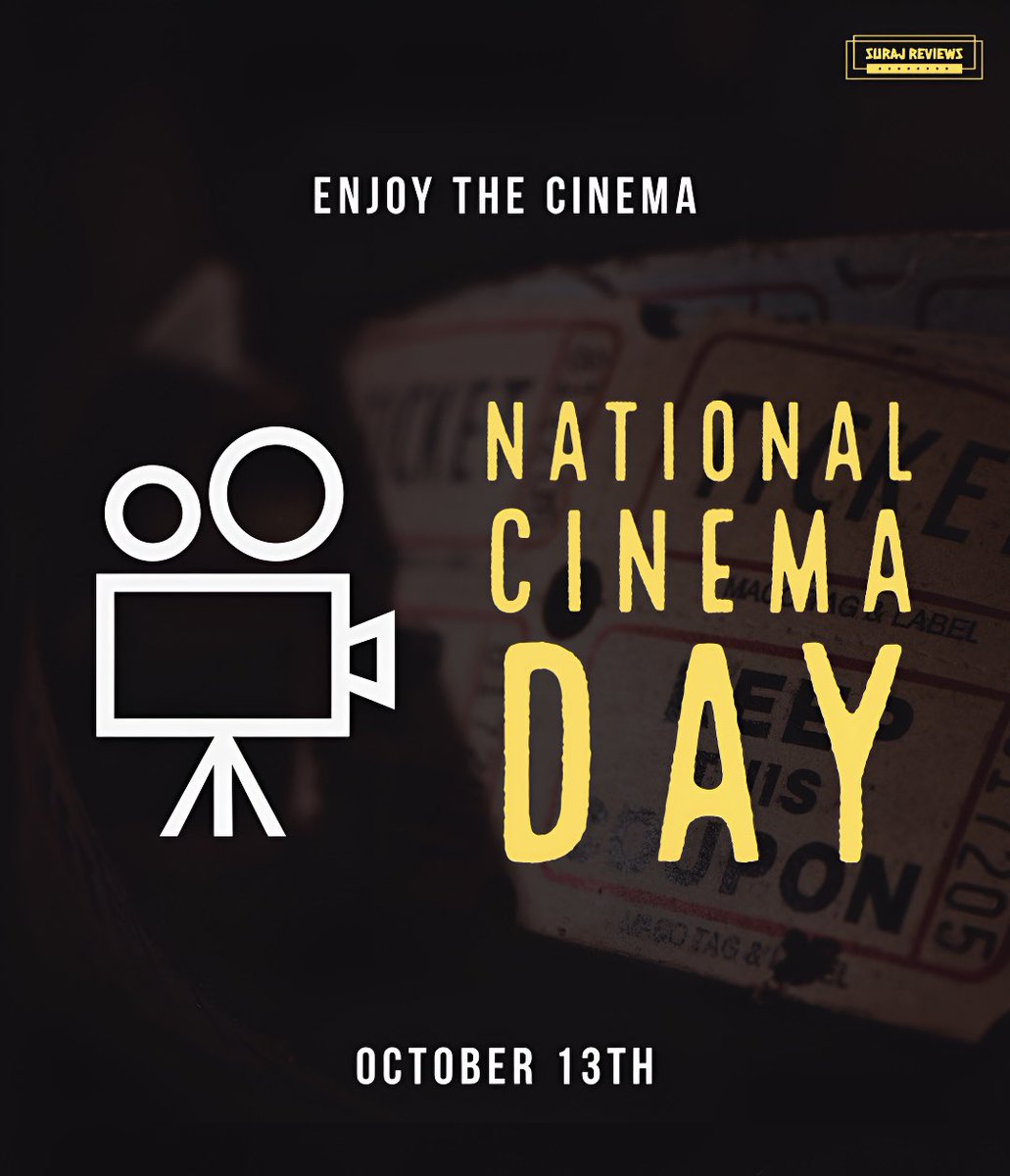 LetsShowBegin's tweet photo. Happy National Cinema Day 🎬🍿#nationalcinemaday #telugumovies #indiancinema #oct13th #surajreviews https://t.co/ZVhhwHLgIF