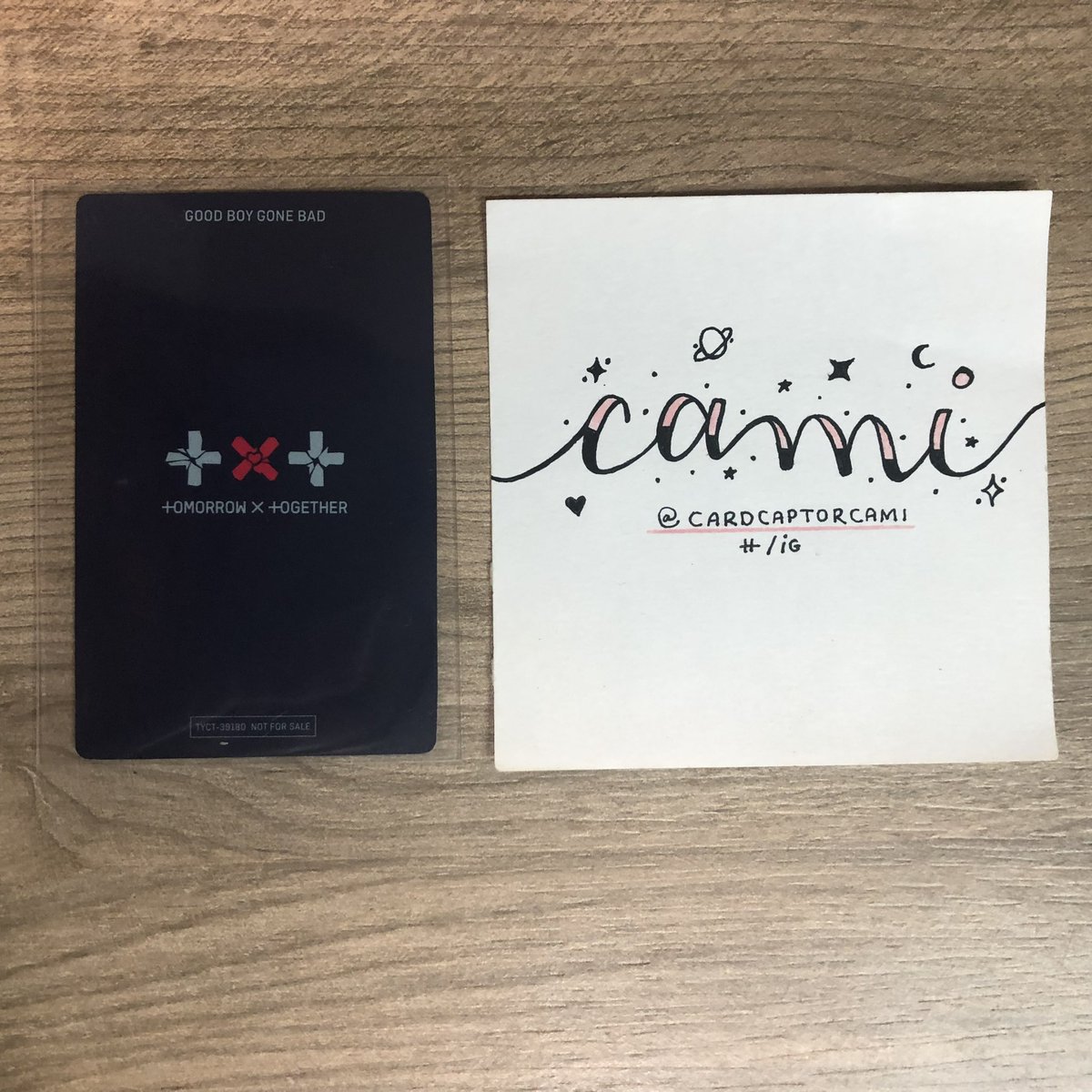 cardcaptorcami's tweet photo. [✧] VENDA: TXT GBGB Limited A Tyunning Unit Photocard

Valor: R$50 com frete e seguro inclusos. https://t.co/TujOHjIq0f