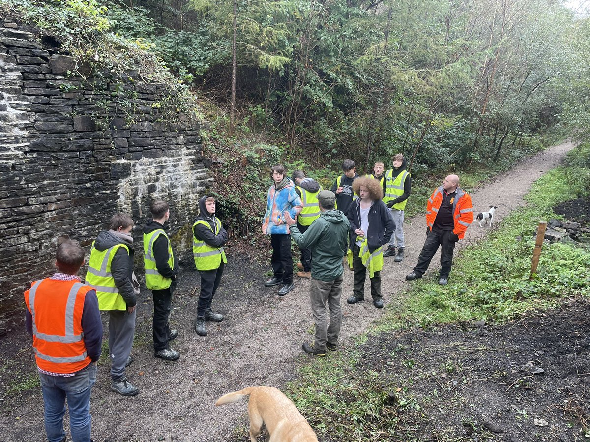 Day 2 of our educational visit to #craiggwladuscountrypark with our Level 1 Group B, a great time was had by all, we <a href="/nptcmaesteg/">Maesteg Construction Centre of Excellence</a> are excited to pave the way for the next generation of trades people, dai iawn! #conservation #heritage #skills #employability #education #nptcgroup