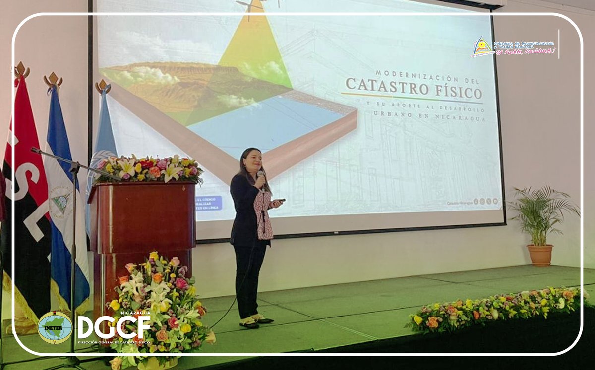 #Nicaragua Hoy, presentamos los avances en la Modernización y desarrollo del Catastro Nacional, en importante taller impulsado por nuestro GRUN a través del <a href="/INVURNicaragua/">INVUR Nicaragua</a> , en coordinación con <a href="/onuhabitat/">ONU HABITAT América Latina y El Caribe</a> . #CatastroNicaragua #FSLNOctubreVictorioso