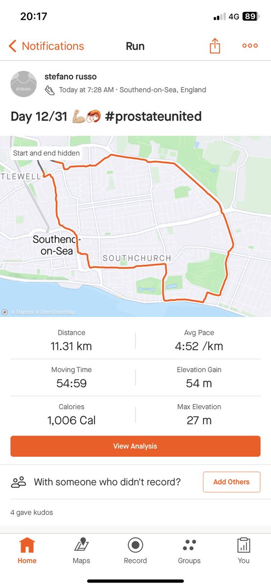 Day 12/31 💪🏼🦐 <a href="/prostateunited/">Prostate United</a> still going strong 

justgiving.com/fundraising/pr…