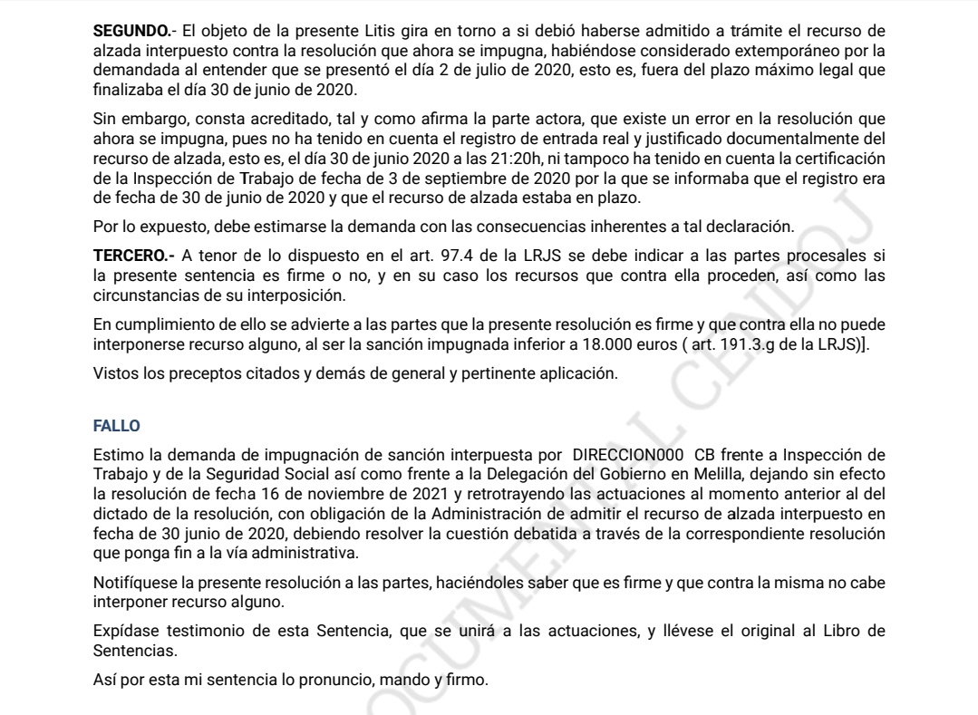 Estimación demanda y declaración de nulidad actuaciones desde momento en que se infringieron normas o garantías causantes indefensión.  poderjudicial.es/search/AN/open…