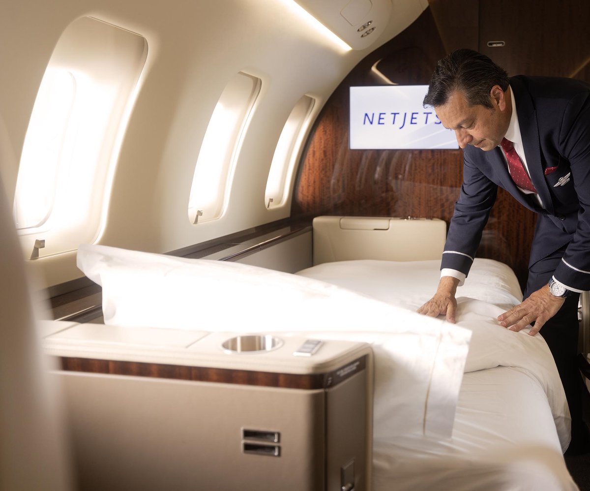 Relax your way to anywhere. #OnlyNetJets