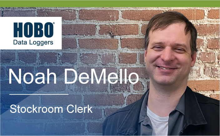 HOBODataLoggers's tweet image. We're delighted to introduce the newest member of our Onset team, Noah DeMello, who is taking on the role of Stockroom Clerk.  Welcome to the Onset family! #NewTeamMember #OnsetTeam #HOBOdataloggers