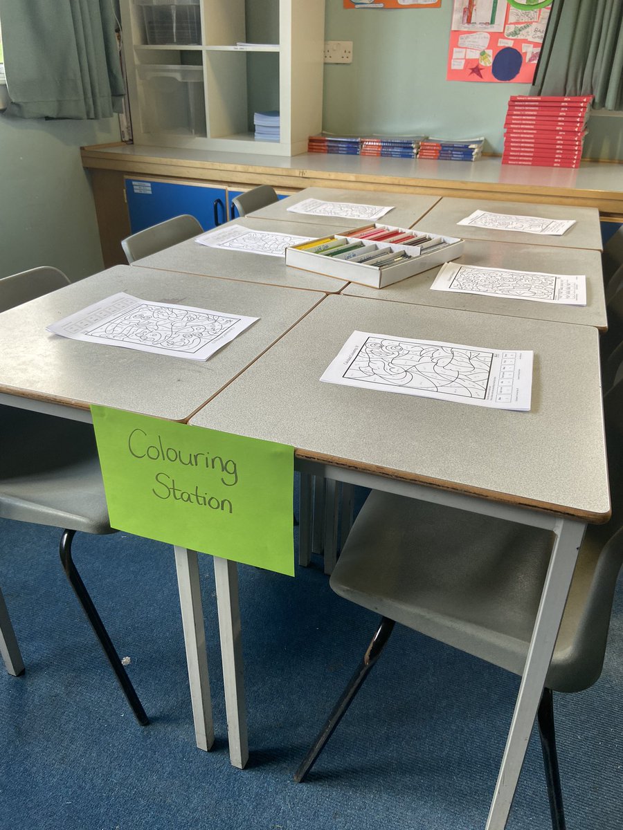 LenzieMaths's tweet photo. Some of the Maths activities set up for tonight’s P7/S1 open evening! It was nice to see so many parents and future pupils in attendance! #mathsisfun #lenziemaths https://t.co/rskBMoXveE