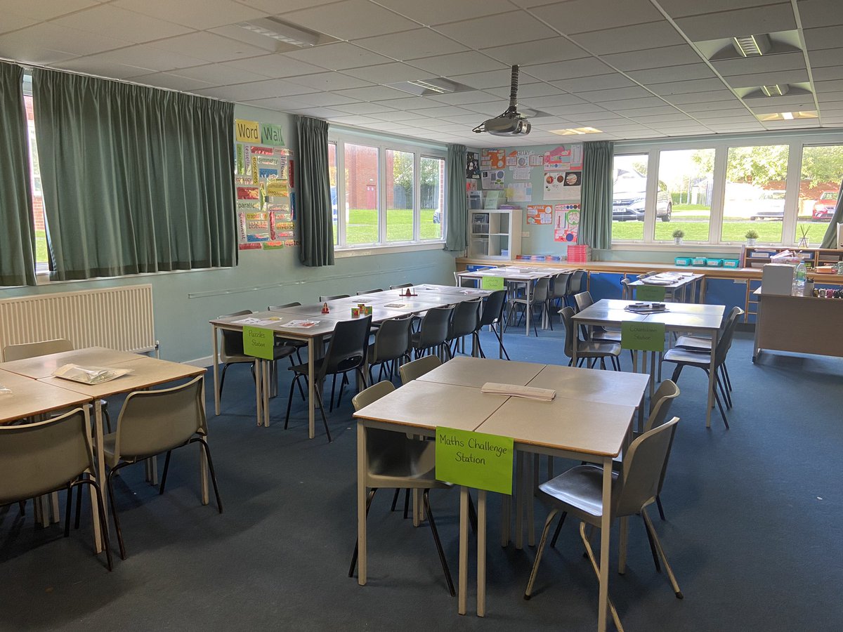 LenzieMaths's tweet photo. Some of the Maths activities set up for tonight’s P7/S1 open evening! It was nice to see so many parents and future pupils in attendance! #mathsisfun #lenziemaths https://t.co/rskBMoXveE
