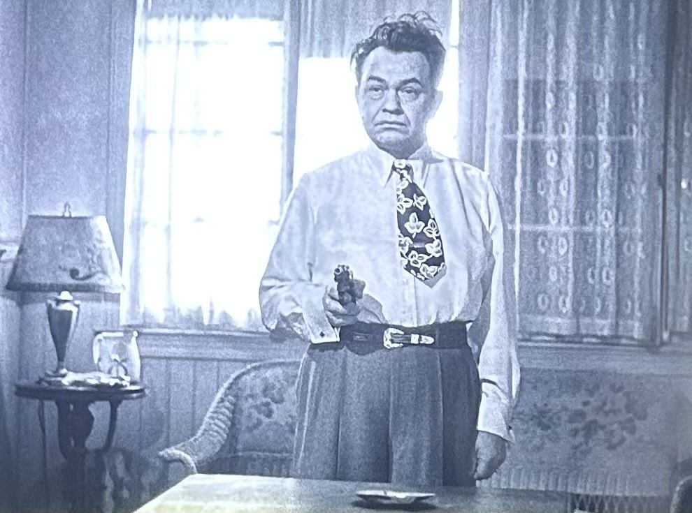 GeoffPevere's tweet photo. Edward G. Robinson. Key Largo. Directed by John Huston. 1948. https://t.co/c7x8QEaK25