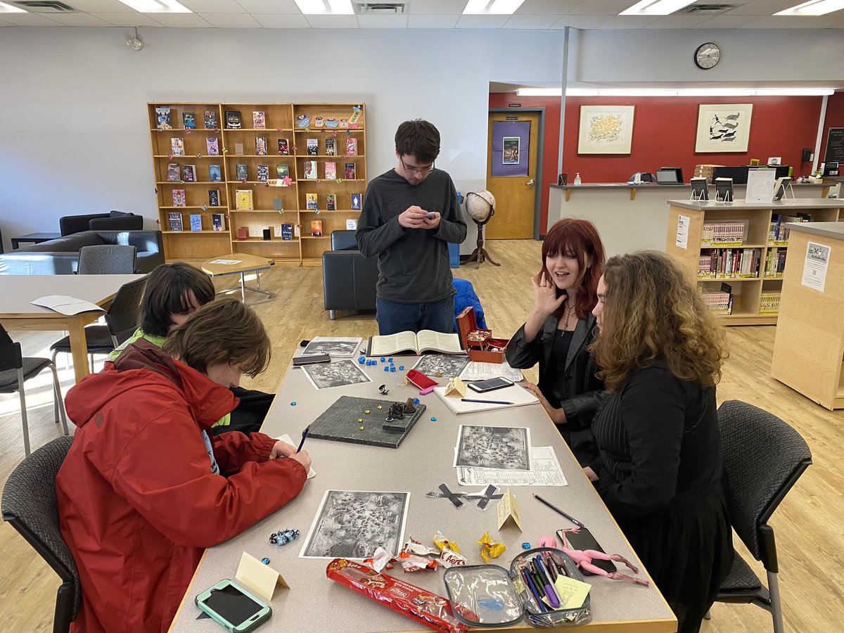 Our newest club!! Dungeons and Dragons!!! Thank you Mr. Coleman for all you do for our kids.