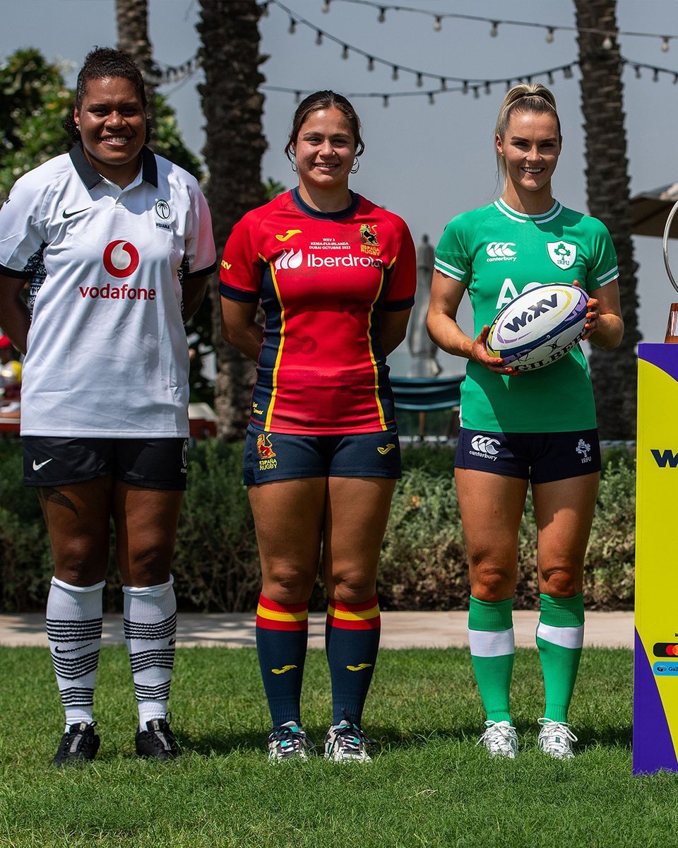 SevensStadium's tweet photo. WXV3 Captains photo 📸
The first match kicks off at 17:00 today at The Sevens Stadium on Pitch 2!
All matches are free to enter and food and beverage will be available on site.
#thesevensstadium #wxv #wrugby https://t.co/8hl5sk7rqC