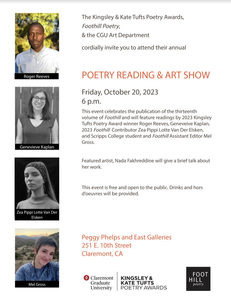 zeapippilotte's tweet photo. I am reading a little poem at the launch of  @Foothilljournal's new issue next Friday! Come through if you're in the area 💗🫶 https://t.co/YqeAr69Ai5