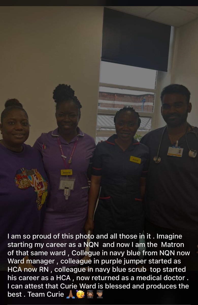 JOSCIA (@josciaphilip) on Twitter photo Today I felt very proud taking this photo.
<a href="/CurieWard/">Curie ward</a> Made the Best out of us all . The where our careers started . Take a look at us now . Many thanks to <a href="/ElliottsThe/">mark elliott</a> for the opportunities you gave us all . <a href="/wx_medicine/">Division of Medicine WX</a> @WhippsCrossHosp Today I felt very proud taking this photo.
<a href="/CurieWard/">Curie ward</a> Made the Best out of us all . The where our careers started . Take a look at us now . Many thanks to <a href="/ElliottsThe/">mark elliott</a> for the opportunities you gave us all . <a href="/wx_medicine/">Division of Medicine WX</a> @WhippsCrossHosp