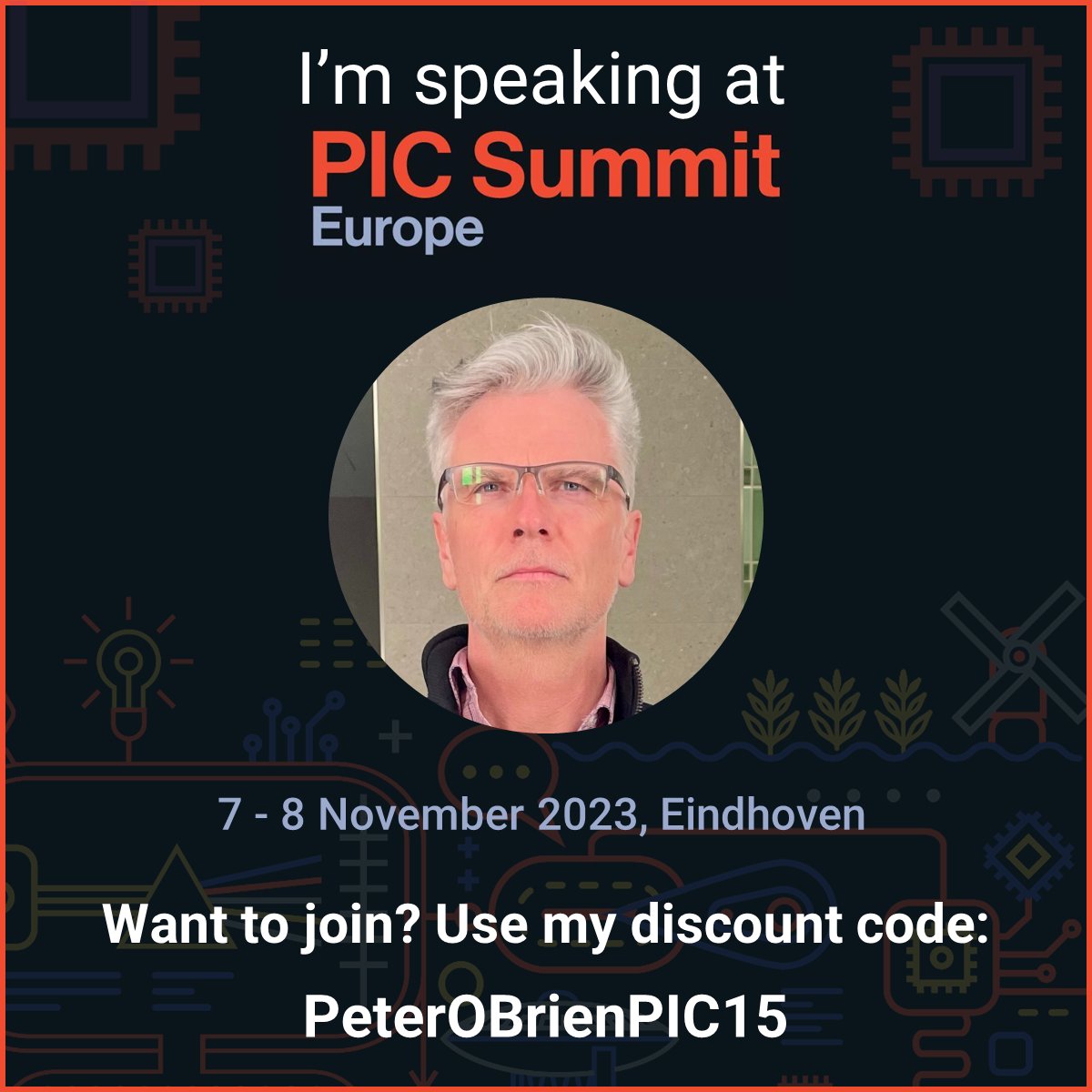 PIXAPP Pilot Line (@pixapppilotline) on Twitter photo 📣 Heads up! Prof Peter O'Brien will be speaking at the <a href="/picsummiteurope/">PIC Summit Europe</a> 2023 in Eindhoven 🇳🇱! On Nov 7th, he will give more insights in Heterogeneous Integration.
Sign up here👉: picsummiteurope.com
#PICSummit #PIC #semicon #photondelta 📣 Heads up! Prof Peter O'Brien will be speaking at the <a href="/picsummiteurope/">PIC Summit Europe</a> 2023 in Eindhoven 🇳🇱! On Nov 7th, he will give more insights in Heterogeneous Integration.
Sign up here👉: picsummiteurope.com
#PICSummit #PIC #semicon #photondelta