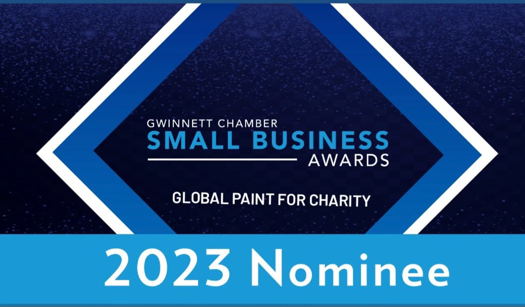 We are honored to have been nominated for the Gwinnett Chamber Small Business Awards!

#gwinnettsmallbizawards #globalpaintforcharity