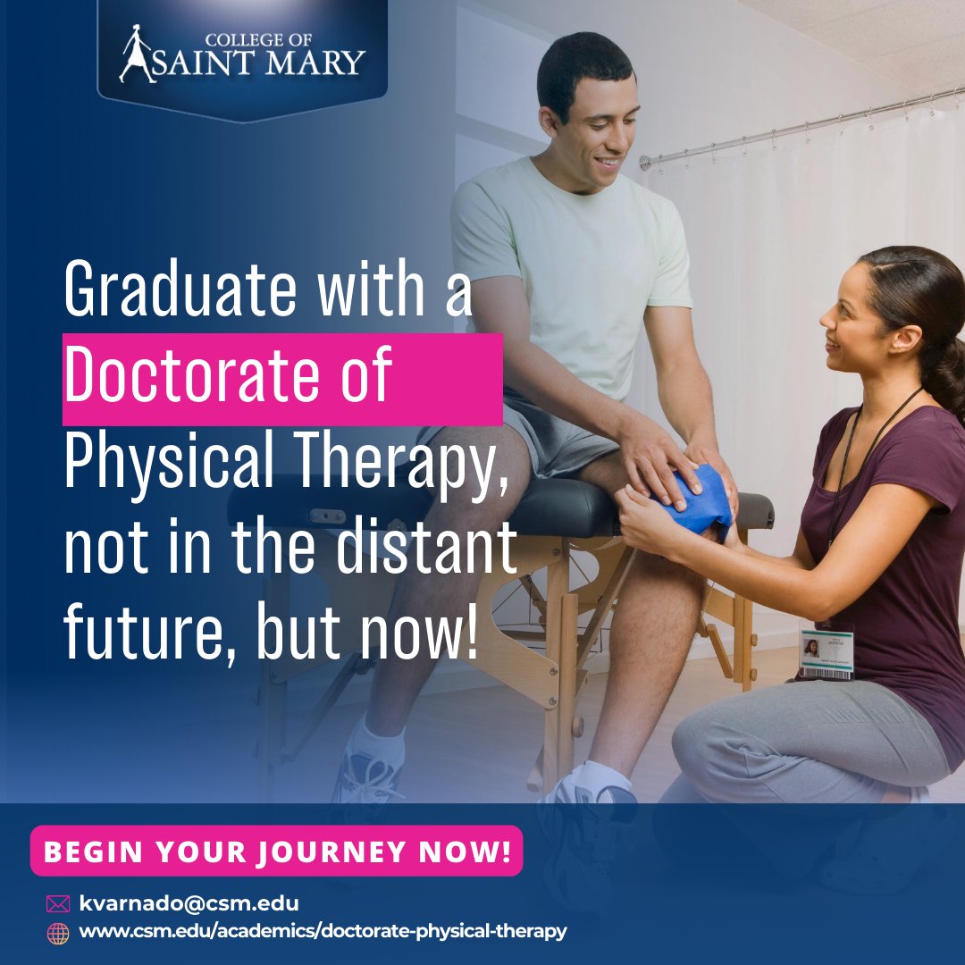 VarnadoKimberly's tweet photo. Join us and embrace the future of education—one that's tailored to your goals, your schedule, and your dreams. The journey begins, and the destination is excellence.

Visit our website: https://t.co/9eEJE9g3c9 

#CSMDPT #DPTJEDI #JEDICODE #healthequity #publichealth #CSM https://t.co/EBSAohOI9S