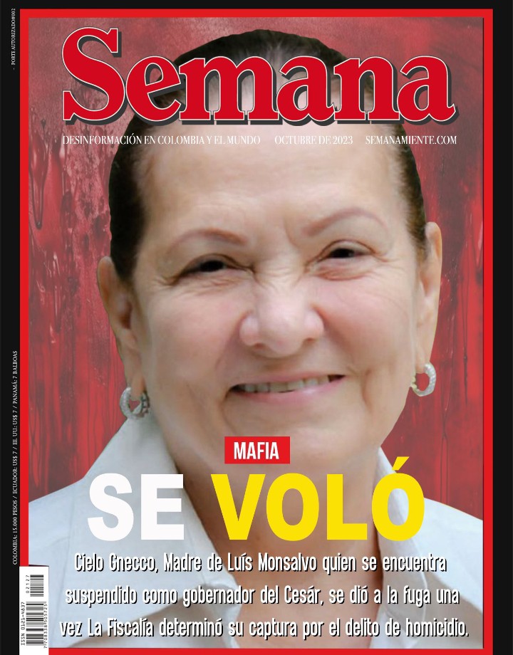 Mamertos0's tweet photo. ¡Urgente! Explosivo🧨 una fuente anónima al interior del Clan Gnecco (Vicky Dávila) le confirmo a Revista Semana qué la matriarca Cielo Gnecco se voló al enterarse de la orden de captura en su contra, noticia en desarrollo. https://t.co/q0zqrB9jJX