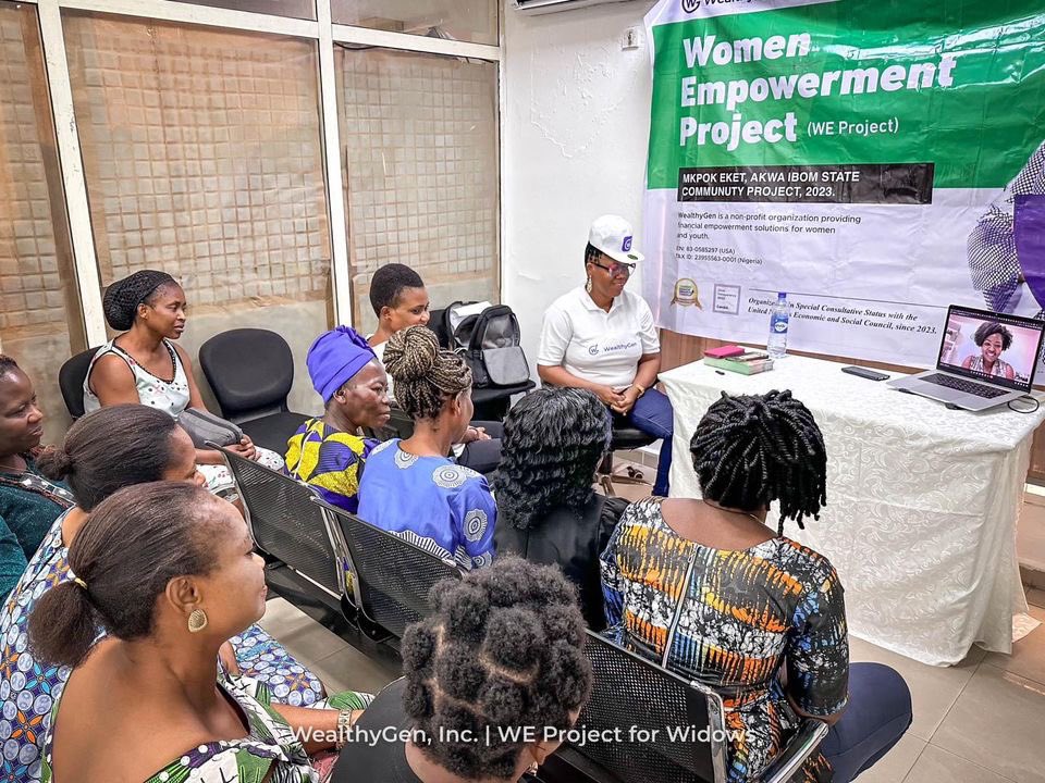 wealthygen's tweet photo. Our #WEProject recipients had a virtual moment with our founder @DrCharityEzenwa. This meant everything to the widows! They seized the opportunity to share their stories, ask questions and express their profound gratitude as our founder ignited a spark of hope within them. https://t.co/DQzrdFJ2Cp