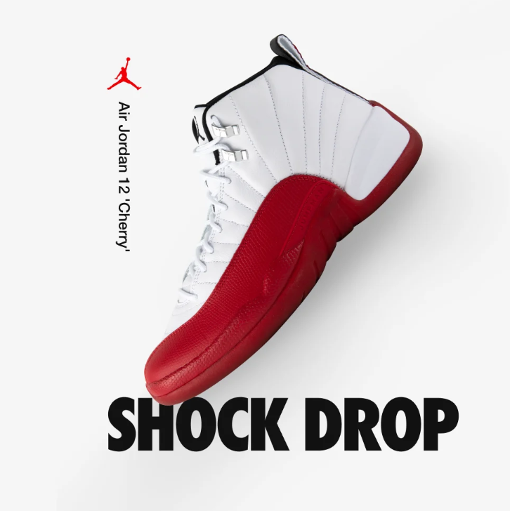 sneakerhuddle's tweet photo. Ad: SHOCK DROP⚡️
Air Jordan 12 Retro 'Cherry'

https://t.co/17zCJtJ0J2 https://t.co/uoWqwjRX0G