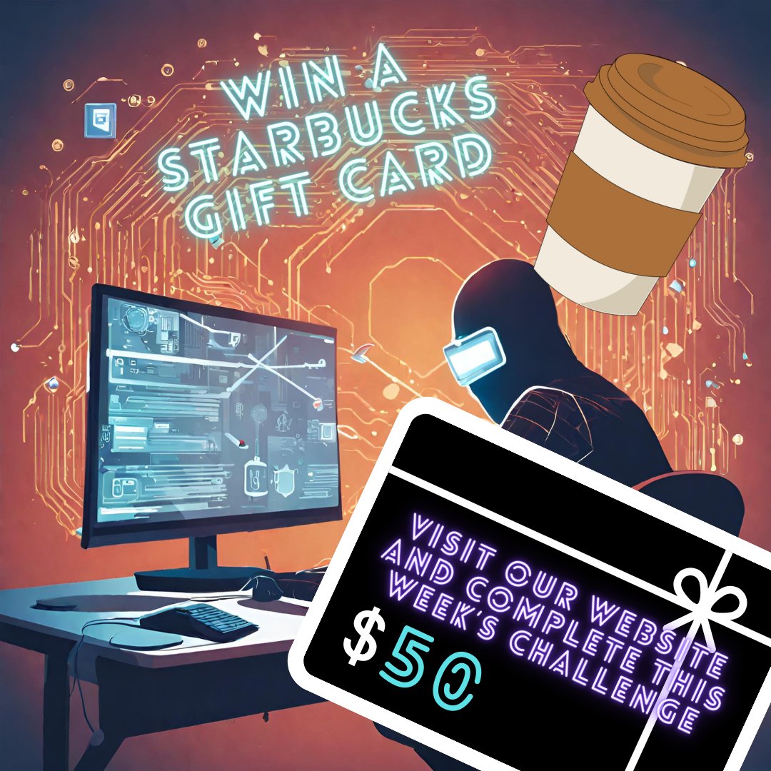 Cyber Security Month is underway!  This week's prize draw is for 2 $50 Starbucks cards.   Visit our website, mystfx.ca/ithelp to complete the Challenge.