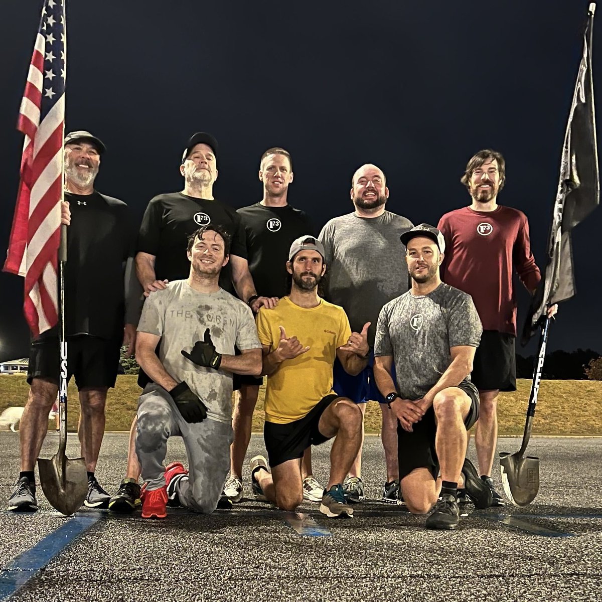 What do you do when it’s a rainy Thursday morning? You get after it! 
What do you do when you join a peer led workout group like <a href="/F3Nation/">F3</a>? You step up and lead. Good work, Zordon! 🫡

Find your next #freeworkout here. 👉 f3near.me