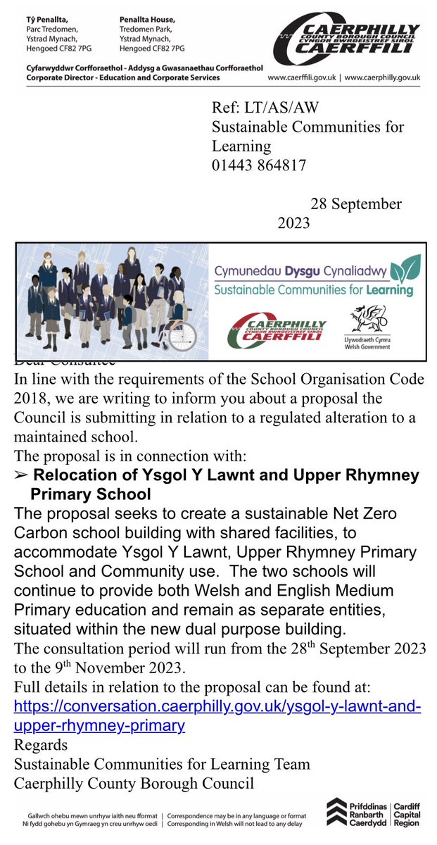 Take a look at the proposal for our new school and have your say at conversation.caerphilly.gov.uk/ysgol-y-lawnt-…