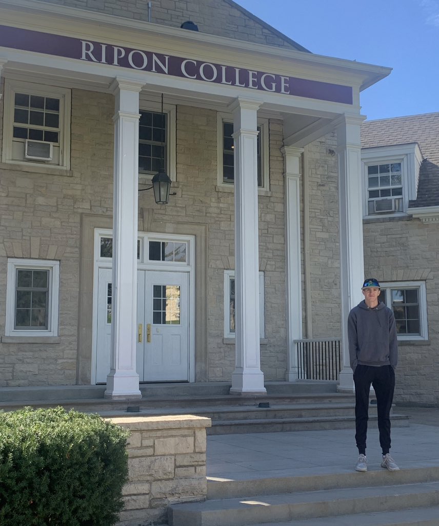 rsplitter14's tweet photo. Thank you to Ripon College and @RCCoachCruise for showing me around campus. https://t.co/Vn1OemR9tj