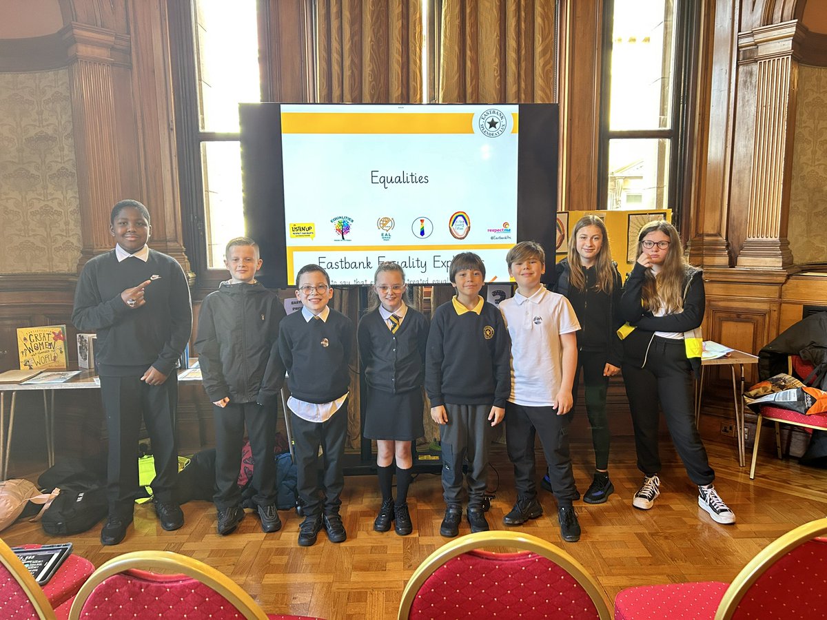 mrcairnsp3's tweet photo. Our Eastbank Equality Explorers showcased their amazing work at #Partie23 today. We also shared our #CouldThisBeMe resource with other schools too. Thanks to everyone who listened and supported us! 🎉 @EastbankPri https://t.co/94L9YtfFch