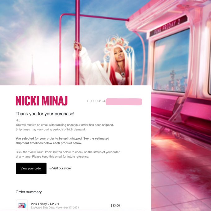 Ready for #PinkFriday2  @NICKIMINAJ ..... Cant be Pablo if ya work aint selling .... #SellingArtists<a href="/tag/pinkfriday2"class="tags">#PinkFriday2</a><a class="tags" href="/tag/nickiminaj">@nickiminaj</a><a href="/tag/nickiminaj"class="tags"><span>#nickiminaj</span></a><a href="/tag/queennicki"class="tags"><span>#queennicki</span></a><a href="/tag/sellingartists"class="tags"><span>#sellingartists</span></a>