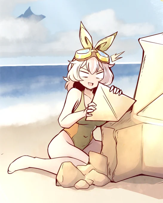 OCtober Day 12About Hazel(5): If she's not in combat mode, Hazel would catch up on hearsays, rumors and gossips at her surroundings.Lately, she's catching up on things related to Ruby... and teasing the scribe lady almost nonstop.#OC_tober #OCtober2023 