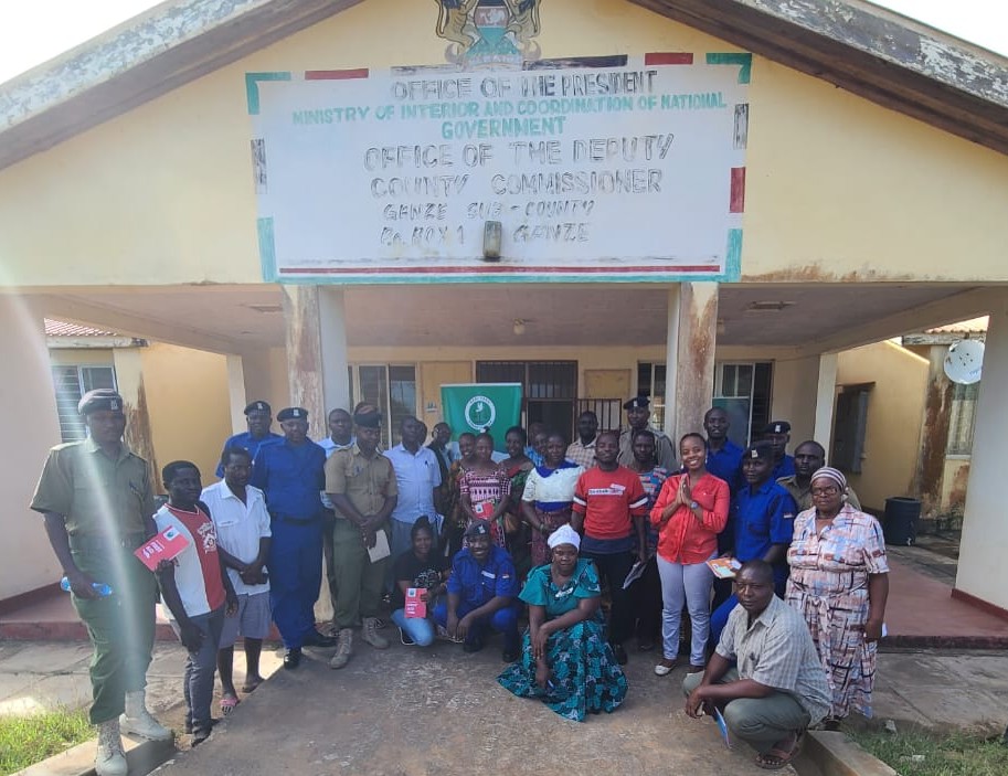 GabrielDolan1's tweet photo. Final day of @HakiYetuOrg @giz_gmbh training in Ganze, Kilifi on Pyscho  Social support. So good to see @NPSC_KE availing of the training as well as Administration and front line workers. https://t.co/u0iLvg6bwf