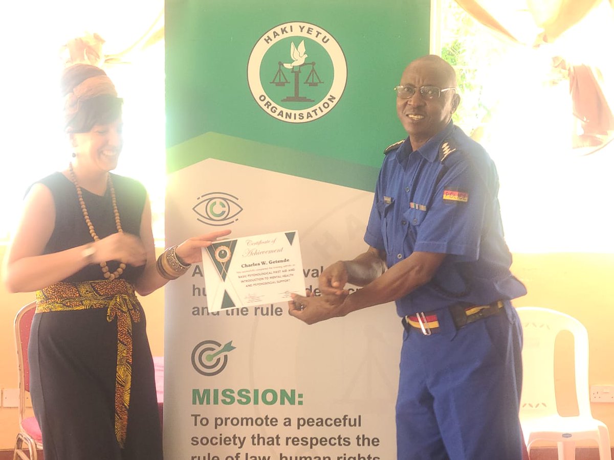 Final day of <a href="/HakiYetuOrg/">Haki Yetu</a> <a href="/giz_gmbh/">GIZ</a> training in Ganze, Kilifi on Pyscho  Social support. So good to see <a href="/NPSC_KE/">National Police Service Commission - Kenya</a> availing of the training as well as Administration and front line workers.