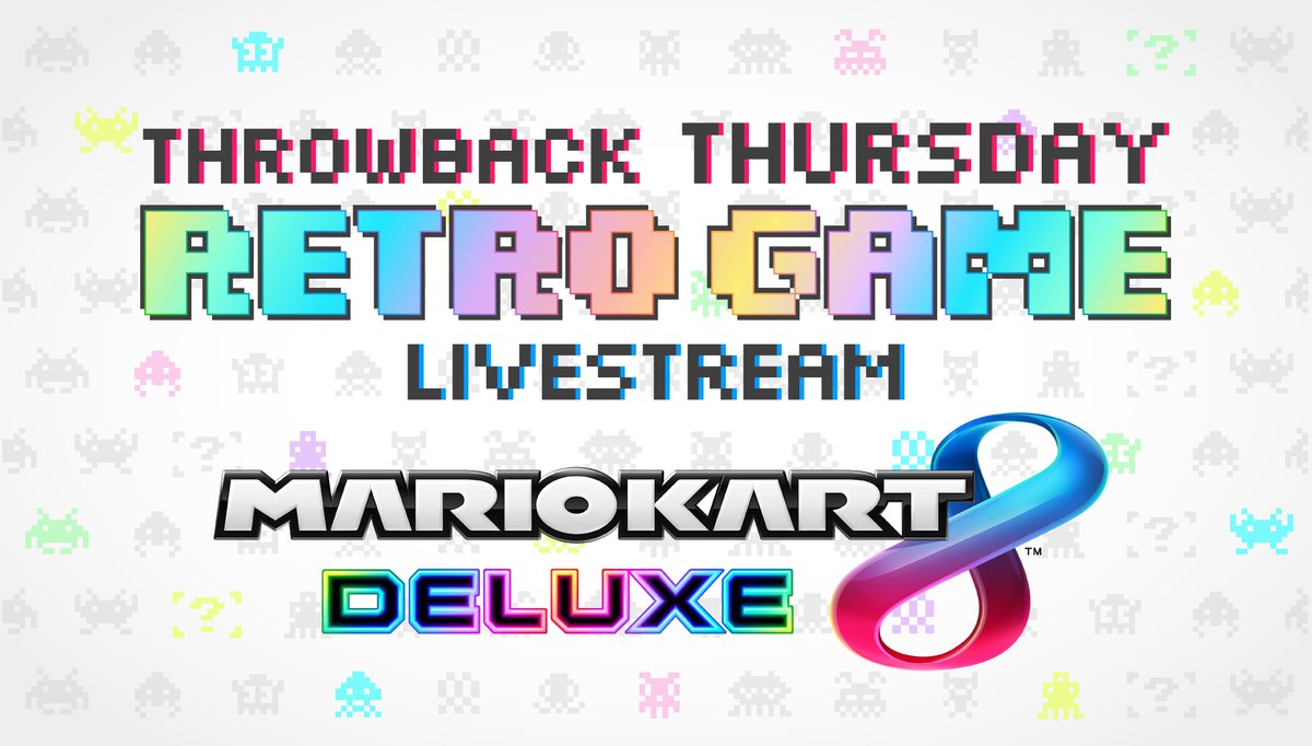 Live in 1 hour! Come hang out with the Pixel Raffle team as we play our favorite games from the past.               

🎟️ Say hi in Twitch chat for a chance to win something cool~ Today's game: Mario Kart 8 Deluxe! (This is an open lobby)