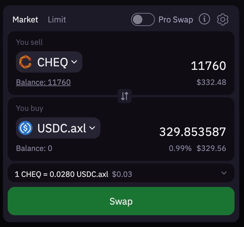 Been seeing this glitch on #Osmosis from numerous users recently 👀🙃 If you're getting this ‘insufficient liquidity’ glitch definitely check out @tfm_com 💯💚🏗 #IBC transactions are processing smoothly! 💥🙌 #Cosmos